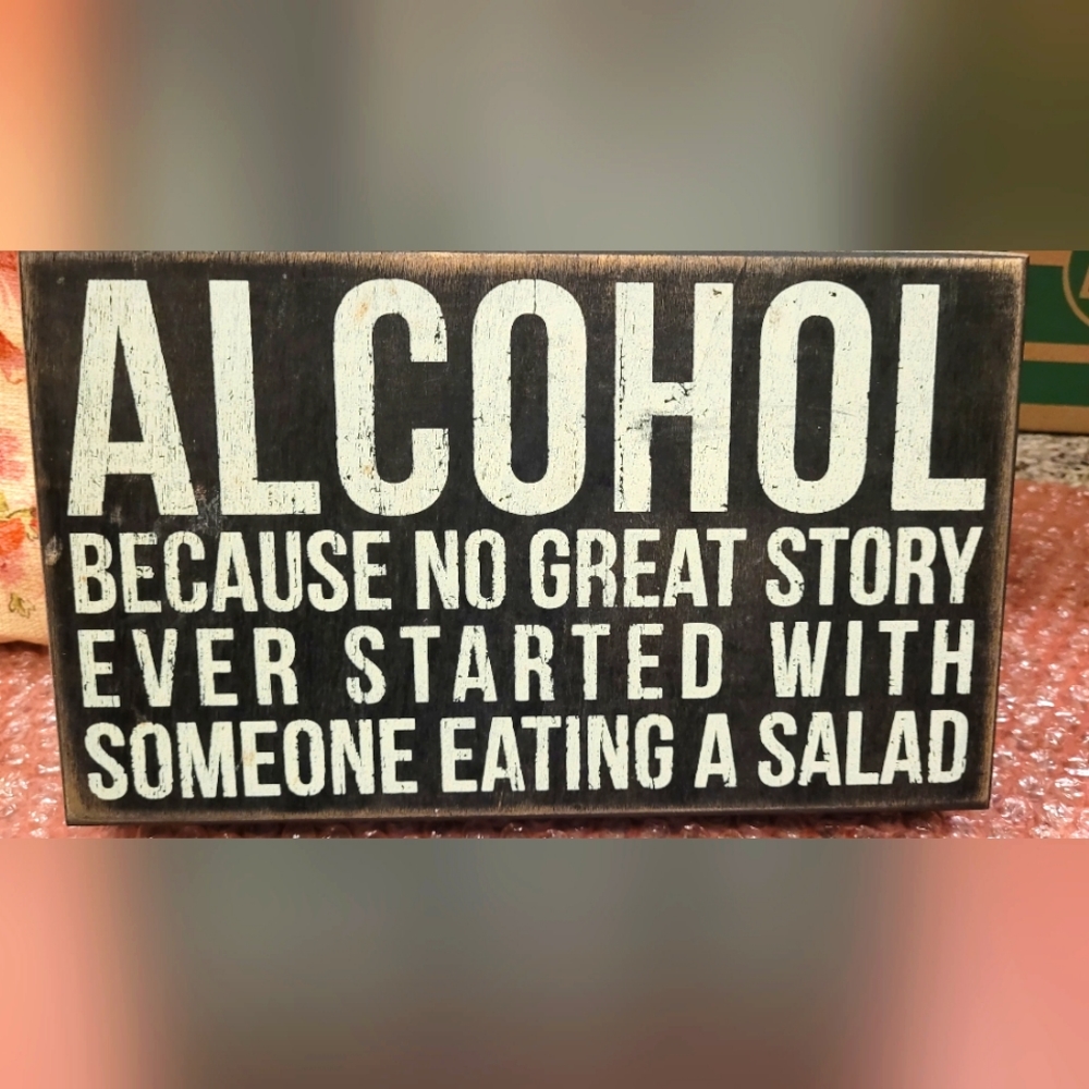 Sign for home bar